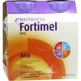 FORTIMEL Jucy appelsinsmag, 4X200 ml