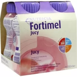 FORTIMEL Saftig jordbærsmag, 4X200 ml