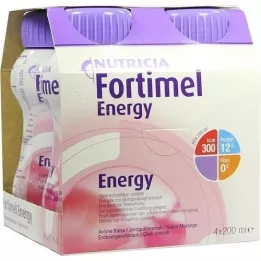 FORTIMEL Energi jordbær smag, 4X200 ml