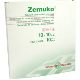 ZEMUKO Kompress.steril 10x10 cm, 10 stk