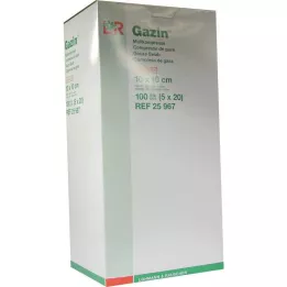 GAZIN Gaze komp 10x10 cm steril 12-lags, 5X20 stk