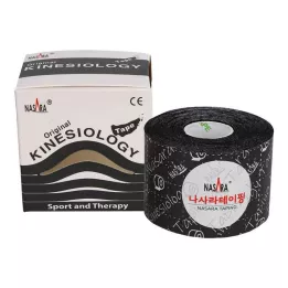 NASARA Kinesiotape 5 cmx5 m sort, 1 stk