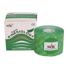 NASARA Kinesiotape 5 cmx5 m grøn, 1 stk