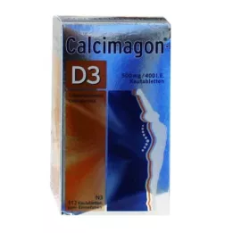 CALCIMAGON D3 tyggetabletter, 112 stk