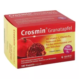 CROSMIN Granatæblekapsler, 180 stk