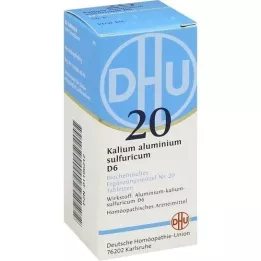 BIOCHEMIE DHU 20 kaliumalun.svovl.D 6 tabletter, 80 stk