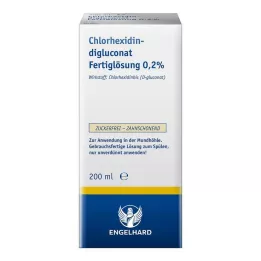 CHLORHEXIDINDIGLUCONAT Brugsklar opløsning 0,2 %, 200 ml
