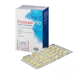 EICOSAN 750 Omega-3 koncentrat bløde kapsler, 120 stk