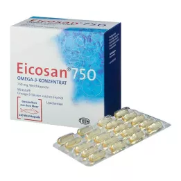 EICOSAN 750 Omega-3 koncentrat bløde kapsler, 240 stk