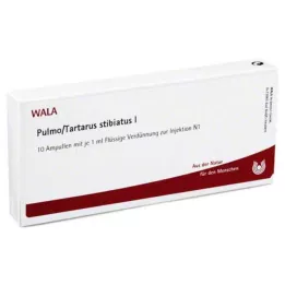 PULMO/TARTARUS stibiatus I ampuller, 10X1 ml