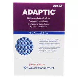 ADAPTIC 7,6x20,3 cm fugtig sårforbinding, 10 stk