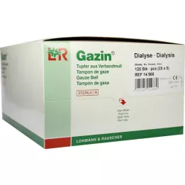 GAZIN Dialyseservietter 2+3 sterile med beskyttelsesring, 125 stk