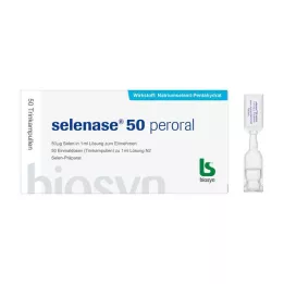 SELENASE 50 peroral opløsning til oral brug, 50X1 ml