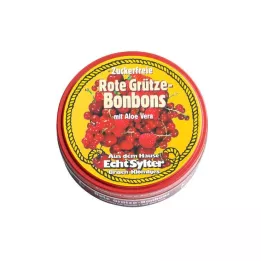 ECHT SYLTER Røde ribsgele slik sukkerfri, 70 g