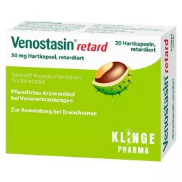 VENOSTASIN retard 50 mg hård kapsel med vedvarende frigivelse, 20 stk