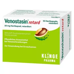 VENOSTASIN retard 50 mg hård kapsel med vedvarende frigivelse, 50 stk