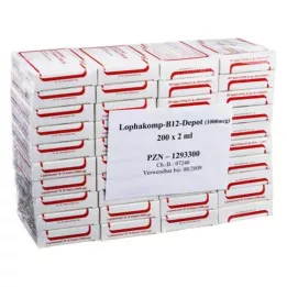 LOPHAKOMP B 12 Depot 1000 μg injektionsopløsning, 200X2 ml