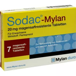 SODAC Mylan gastro-resistente tabletter, 7 stk