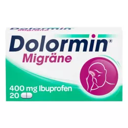 DOLORMIN Migræne filmovertrukne tabletter, 20 stk