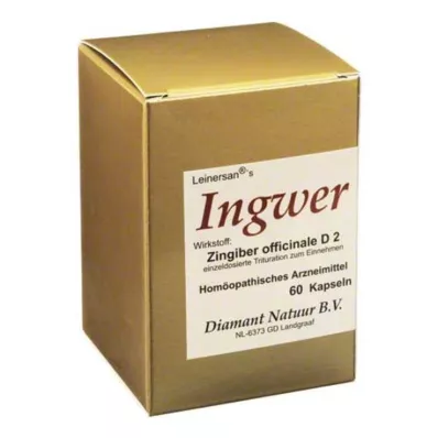 INGWER KAPSLER, 60 stk INGWER KAPSLER, 60 stk