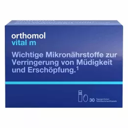 ORTHOMOL Vital M drikkeflaske/kapsel kombipakke, 30 stk