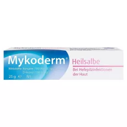 MYKODERM Helbredende salve Nystatin og zinkoxid, 25 g