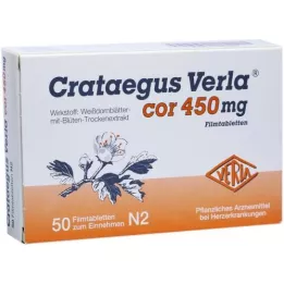 CRATAEGUS VERLA Cor 450 mg filmovertrukne tabletter, 50 stk