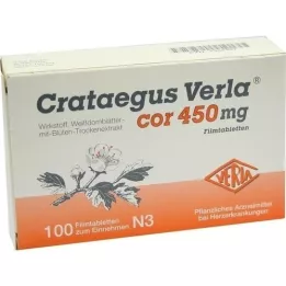 CRATAEGUS VERLA Cor 450 mg filmovertrukne tabletter, 100 stk