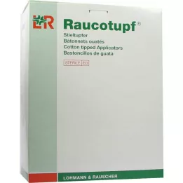 RAUCOTUPF Vatpind 1 stk stort bomuldshoved, 50X2 stk