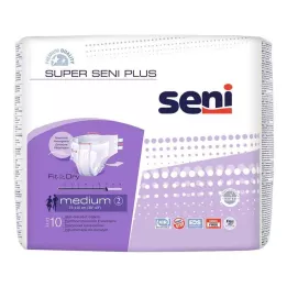 SUPER SENI Plus inkontinensbukser nat f.E.Gr.2 M, 10 stk
