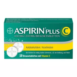 ASPIRIN plus C brusetabletter, 10 stk