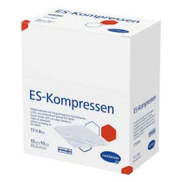 ES-KOMPRESSEN steril 10x10 cm 8-fold, 25X2 stk