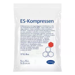 ES-KOMPRESSEN steril 5x5 cm 8-vejs, 5X2 stk