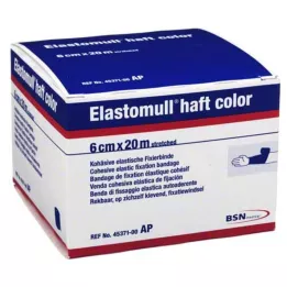 ELASTOMULL skaft farve 6 cmx20 m fastgørelsestape blå, 1 stk