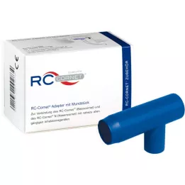RC Kornetadapter med mundstykke til inhalatorer, 1 stk
