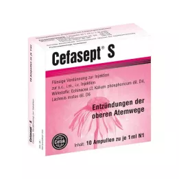 CEFASEPT S Injektionsvæske, 10 stk