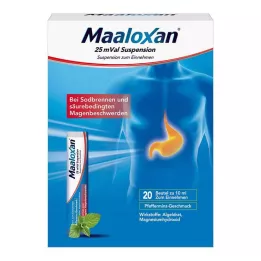 MAALOXAN 25 mVal suspension, 20X10 ml