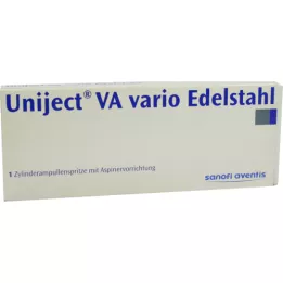 UNIJECT VA vario sprøjte i rustfrit stål, 1 stk