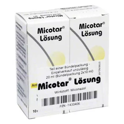 MICOTAR Opløsning, 20 ml