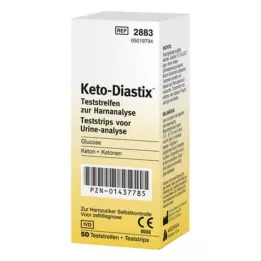 KETO DIASTIX Teststrimler, 50 stk