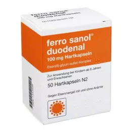 FERRO SANOL duodenale hårde kapsler med msr belagte pellets, 50 stk