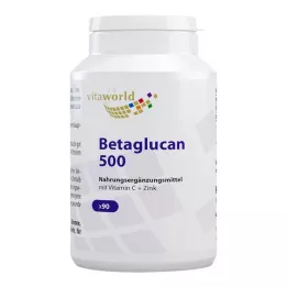 BETA-GLUCAN 500+C-vitamin+Zinkkapsler, 90 stk
