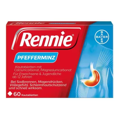 RENNIE Tyggetabletter, 60 stk