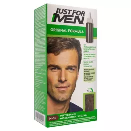 JUST til mænd, der toner shampoo mellembrun, 60 ml