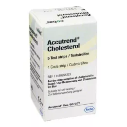 ACCUTREND Kolesterol teststrimler, 5 stk
