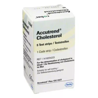 ACCUTREND Kolesterol teststrimler, 5 stk ACCUTREND Kolesterol teststrimler, 5 stk
