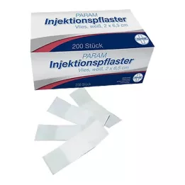 INJEKTIONSPFLASTER 2x6,5 cm fleece hvid, 200 stk