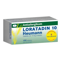 LORATADIN 10 Heumann tabletter, 100 stk