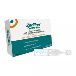 ZADITEN ophtha sine 0,25 mg/ml øjendråber enkeltdosis, 20 stk