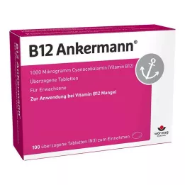 B12 ANKERMANN overtrukne tabletter, 100 stk
